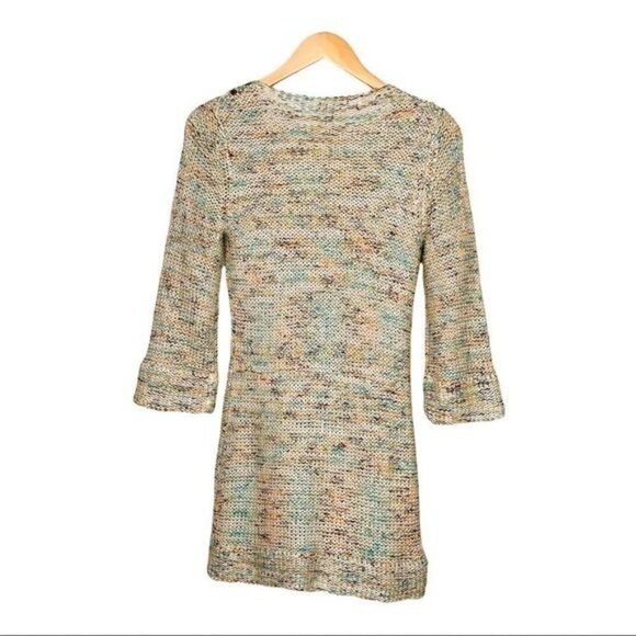 𝅺BCBG Multicolor Cardigan with Copper beading size Small - Picture 8 of 16